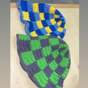 Checkerboard Crochet Hat